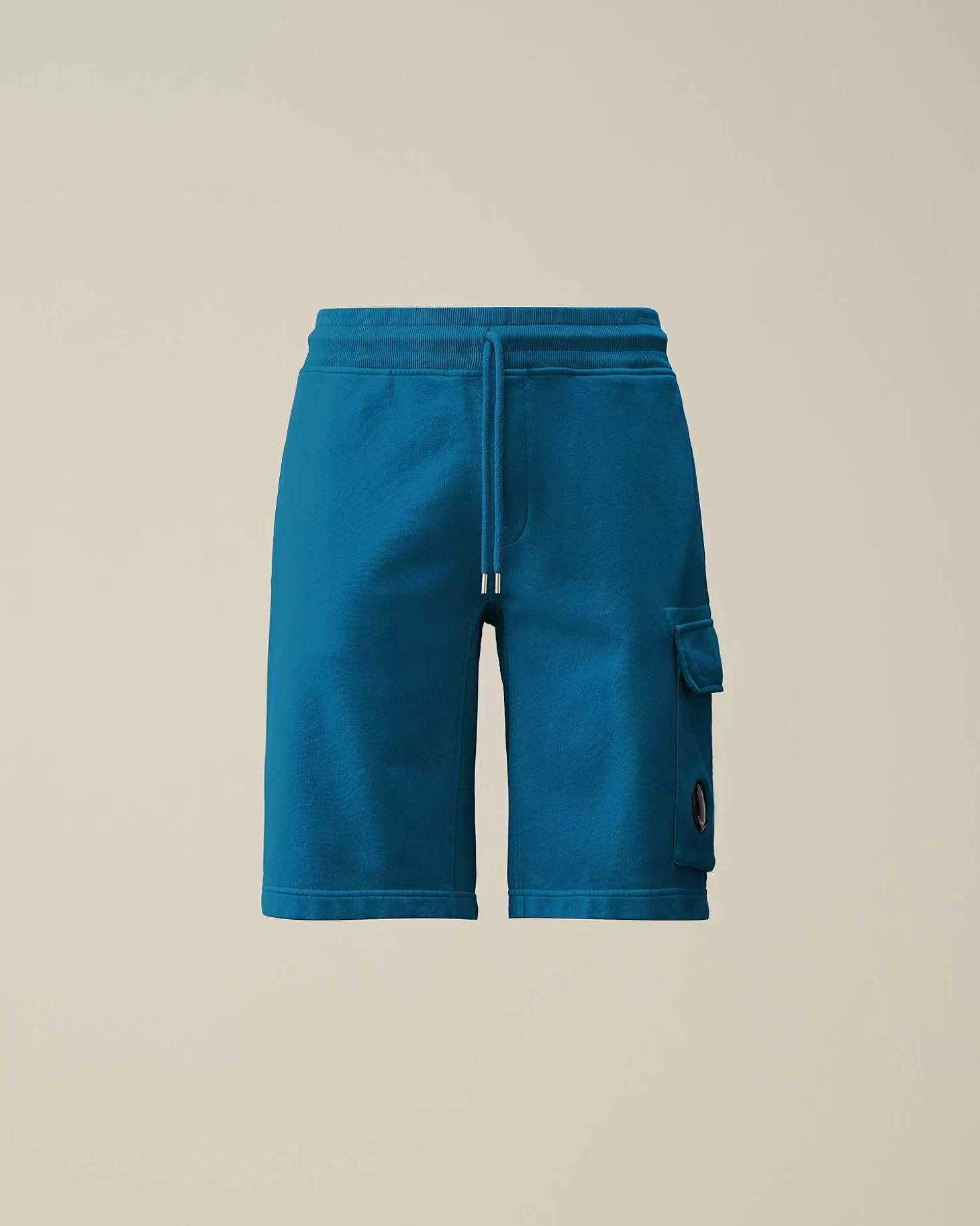 Shop Cotton Diagonal Fleece Cargo Shorts Men Tracksuits & Shorts